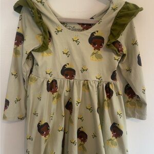 Disney Tiana Kids Dress - Light Green Monica + Andy